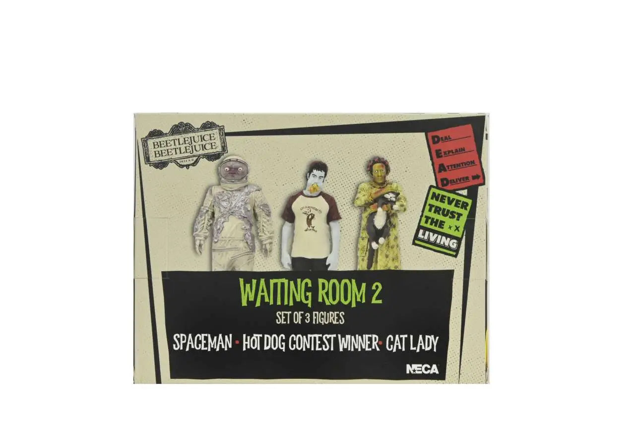 BEETLEJUICE 2 WAITIG ROOM SET 2 - 3" FIG