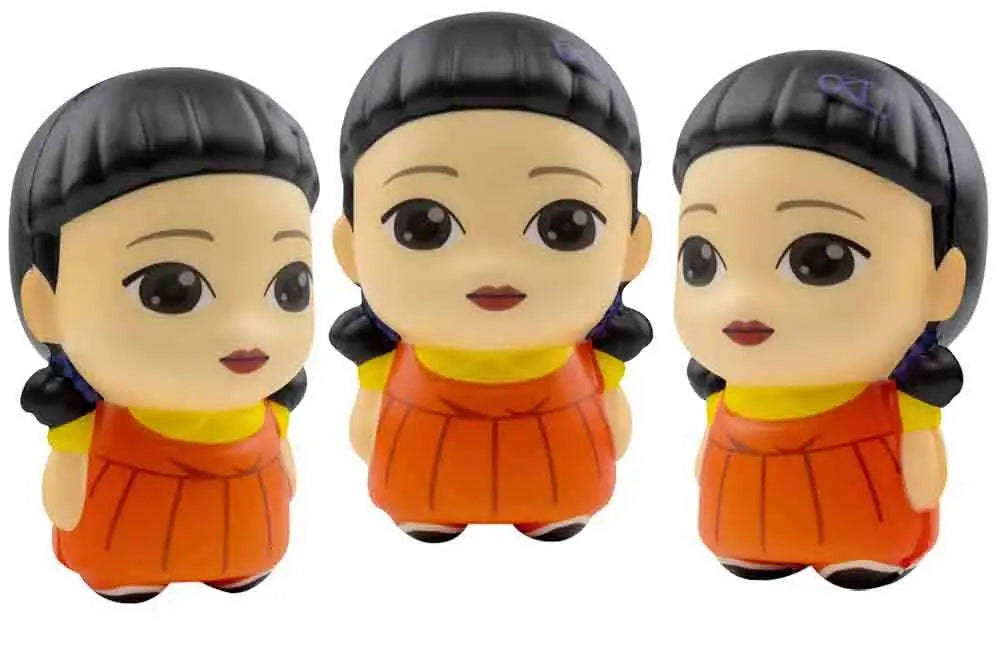 SQUID GAME - FOAM SQUISHY - BLIND BAGS COUNTER DISPLAY (12 UNITS)