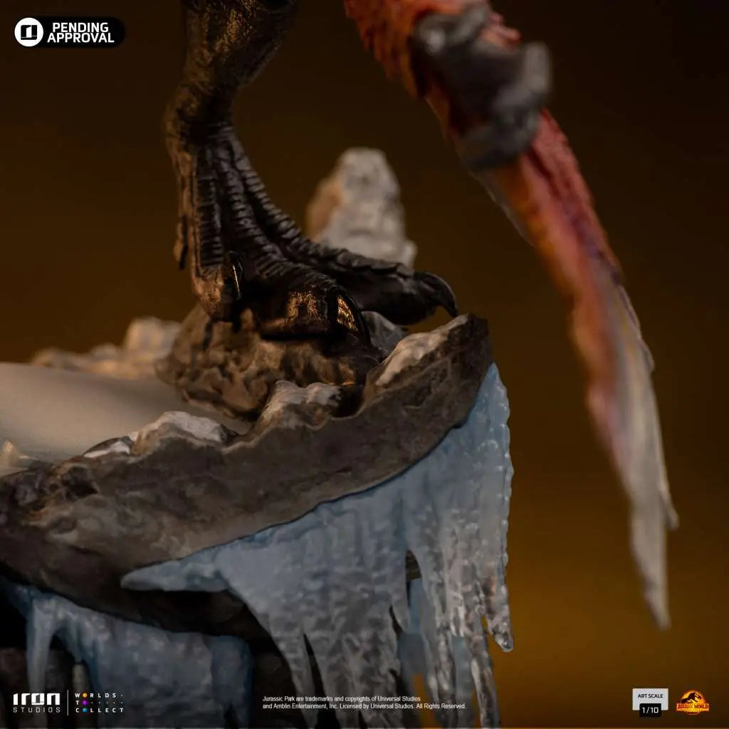 JURASSIC WORLD DOMINION PYRORAPTOR 1/10 STATUE