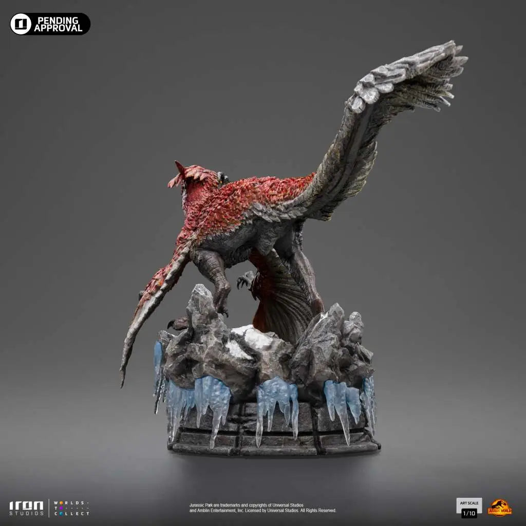 JURASSIC WORLD DOMINION PYRORAPTOR 1/10 STATUE