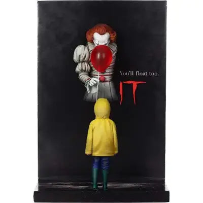 IT PENNYWISE & GEORGIE (2017) 3D POSTER FIGURE