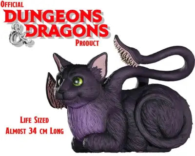 DUNGEONS & DRAGONS - REPLICAS OF THE REALMS - DISPLACER BEAST KITTEN LIFE-SIZED FIGURE