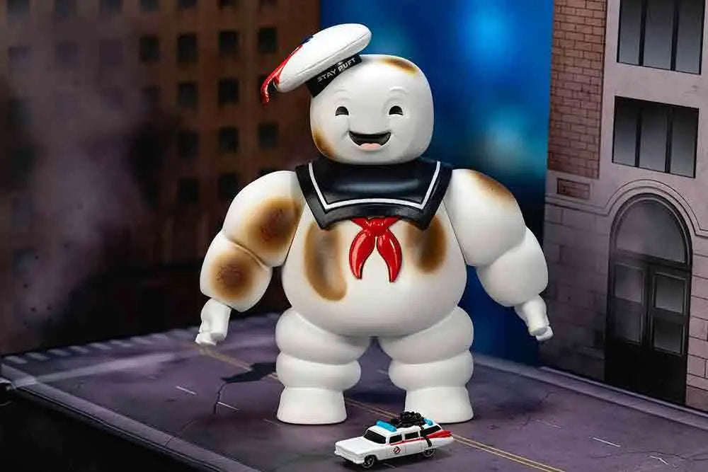 GHOSTBUSTERS ECTO-1 STAY PUFT DIORAMA NANO SCENE