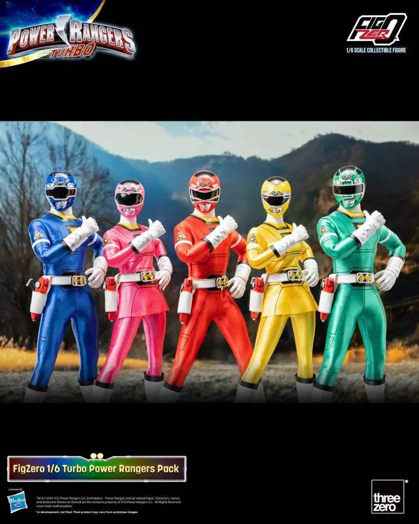 POWER RANGERS TURBO 1/6 FIGURE 5-PACK