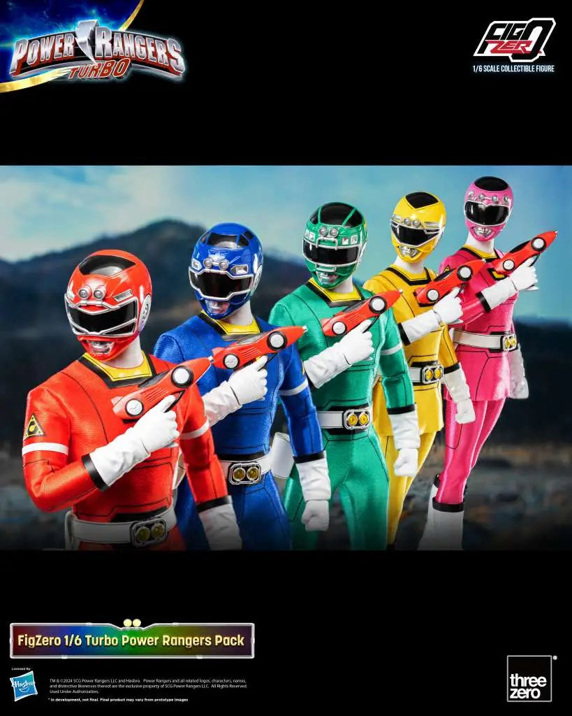 POWER RANGERS TURBO 1/6 FIGURE 5-PACK
