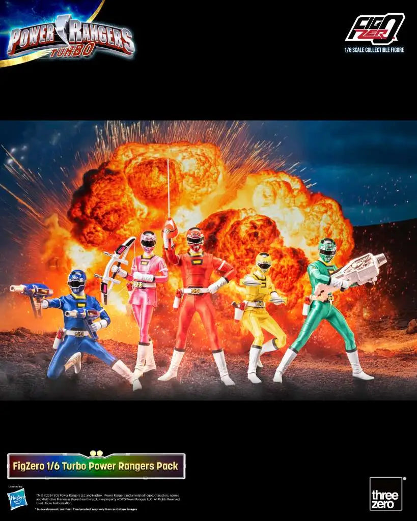 POWER RANGERS TURBO 1/6 FIGURE 5-PACK