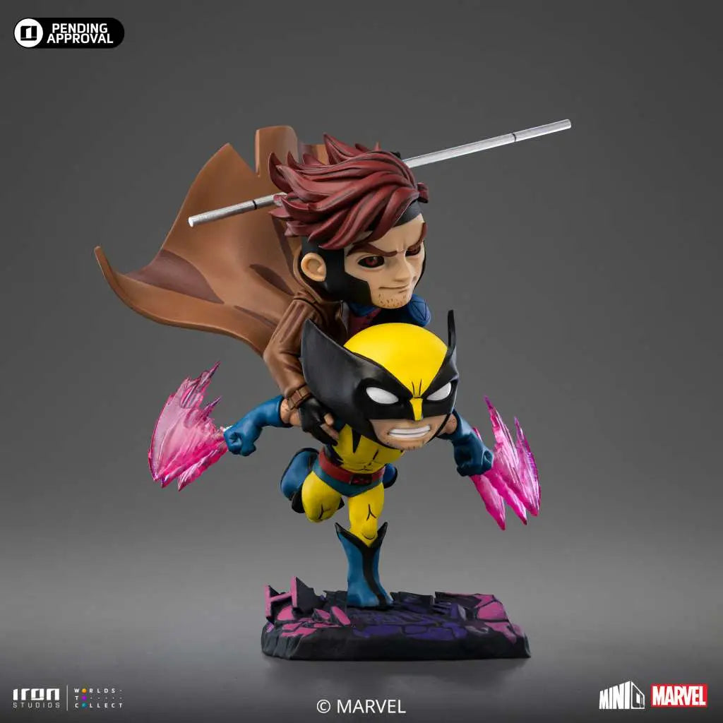 X-MEN 97 GAMBIT AND WOLVERINE MINICO