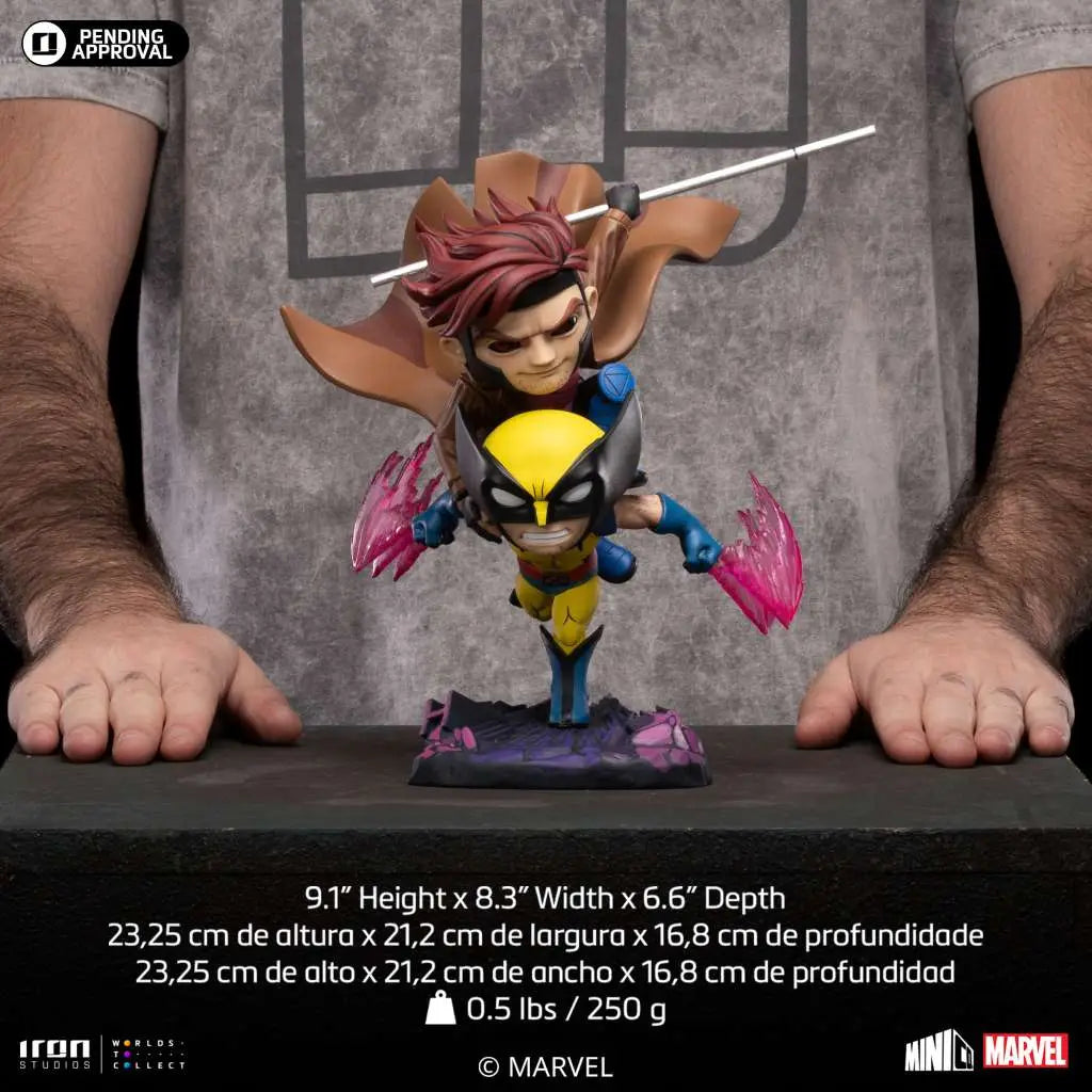 X-MEN 97 GAMBIT AND WOLVERINE MINICO