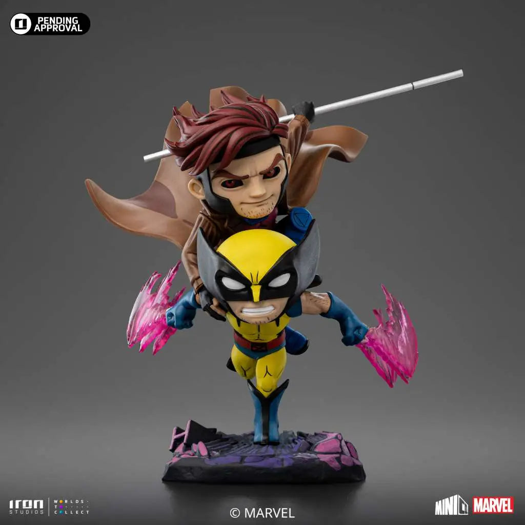 X-MEN 97 GAMBIT AND WOLVERINE MINICO