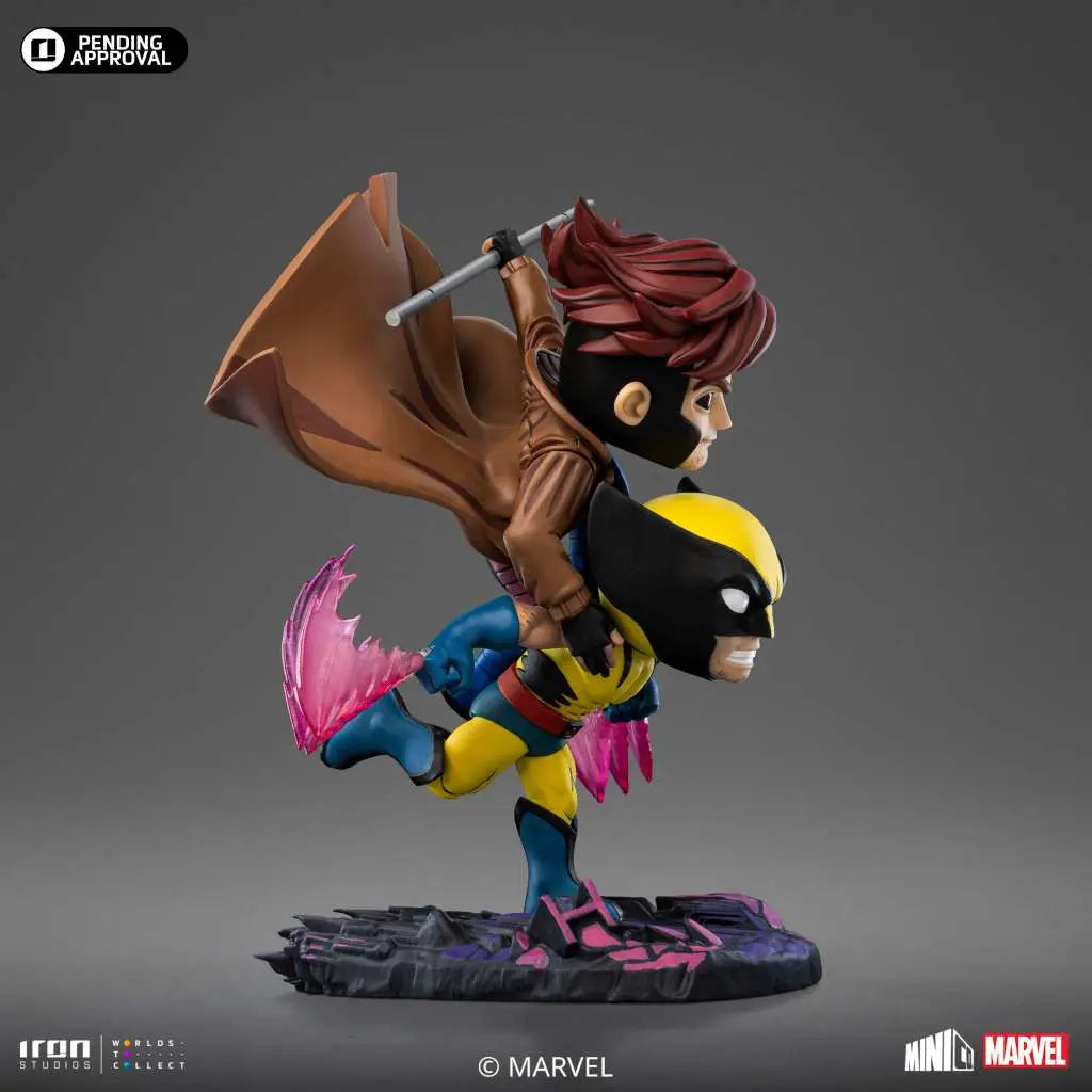 X-MEN 97 GAMBIT AND WOLVERINE MINICO