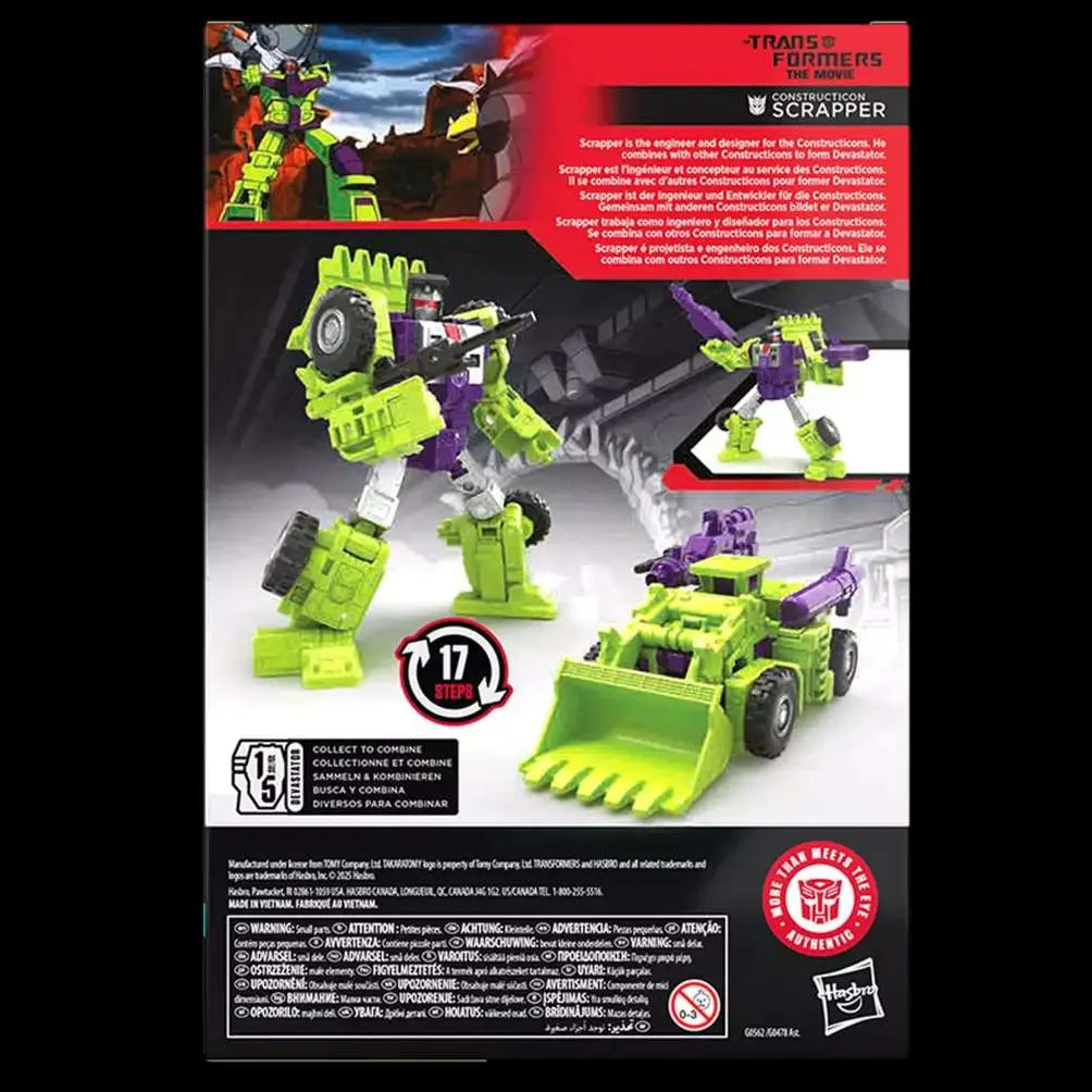 TRANSFORMERS STUDIO SERIES THE MOVIE SCRAPPER ACTION FIGURE