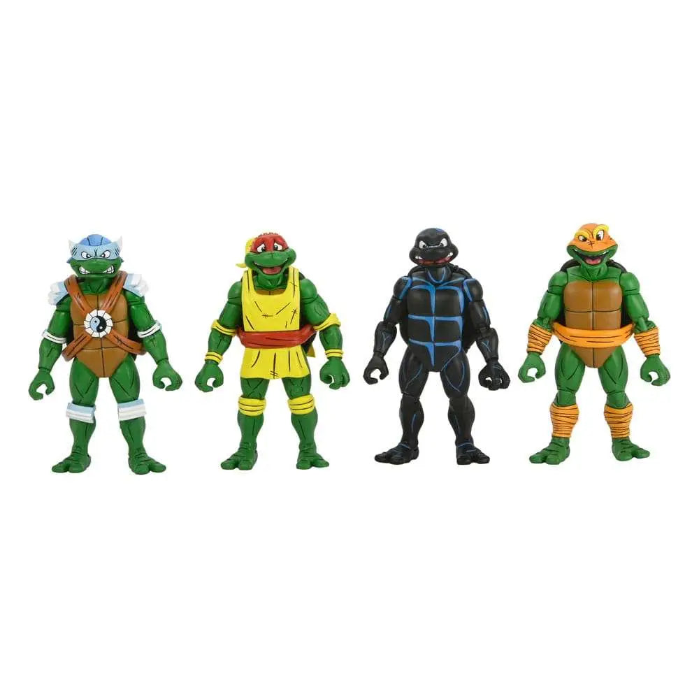 TMNT ARCHIE COMICS STUMP WRESTLING TURTLES AF 4-PK