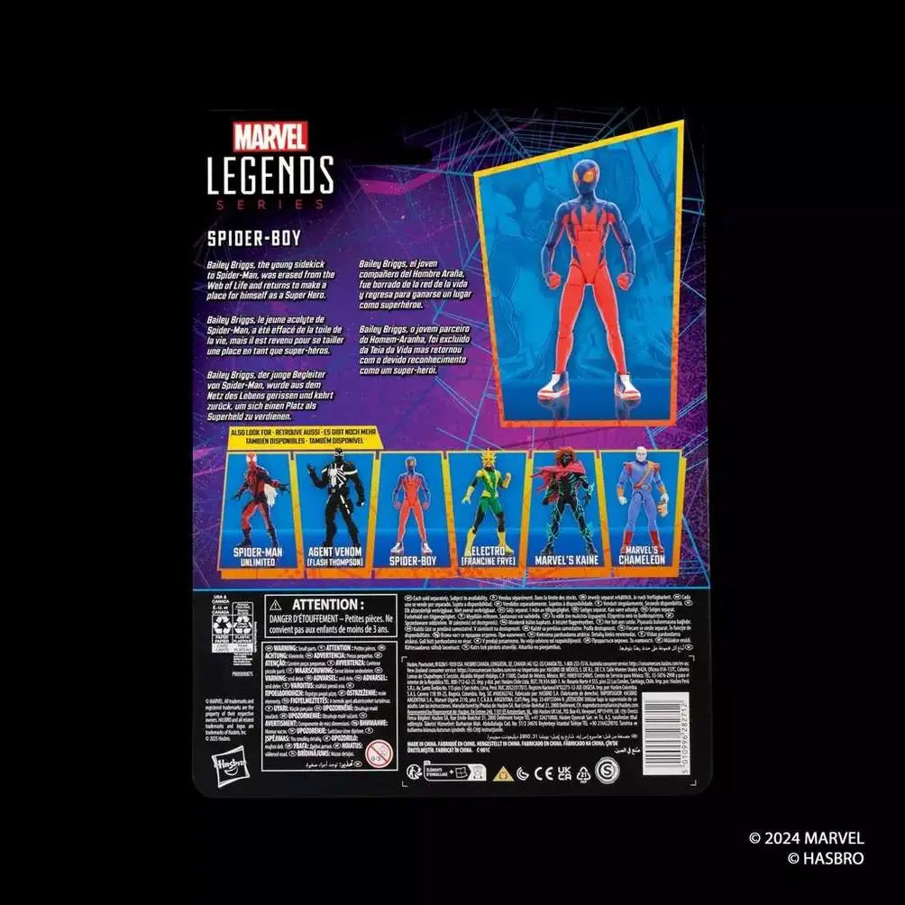 MARVEL LEGENDS SPIDER-MAN VINTAGE SPIDER-BOY ACTION FIGURE