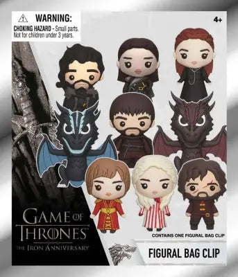 GAME OF THRONES SERIES 3D FOAM BAG CLIP SERIES 1