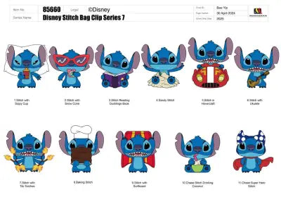 STITCH S7 BAG CLIP BLIND BOX DISPLAY (24)
