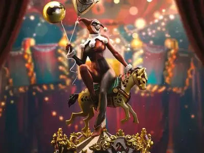 DC HARLEY QUINN UNLEASHED 1/10 STATUE