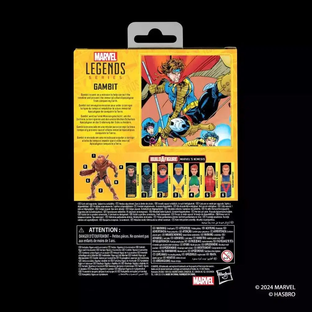 MARVEL LEGENDS X-MEN NEMESIS GAMBIT ACTION FIGURE