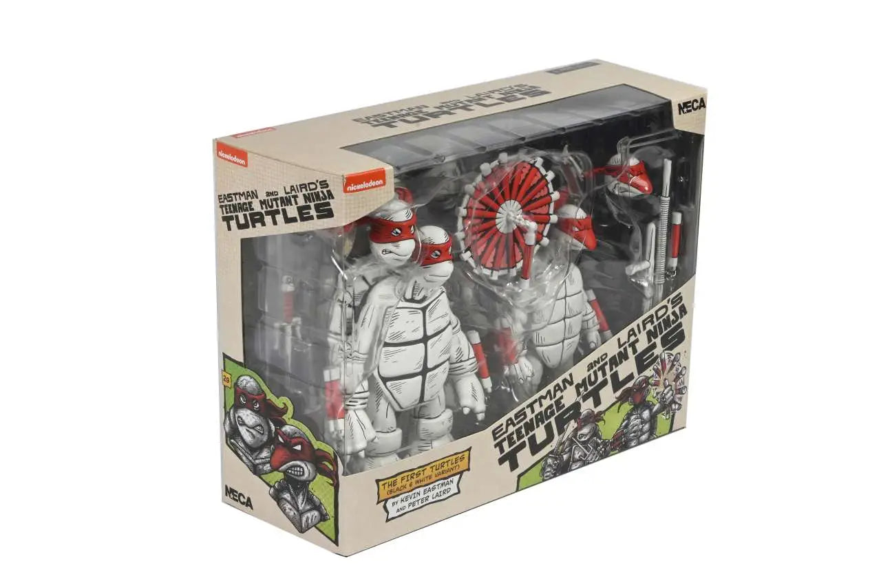 TEENAGE MUTANT NINJA TURTLES MIRAGE B&W FIRST TURTLES 2PACK AF