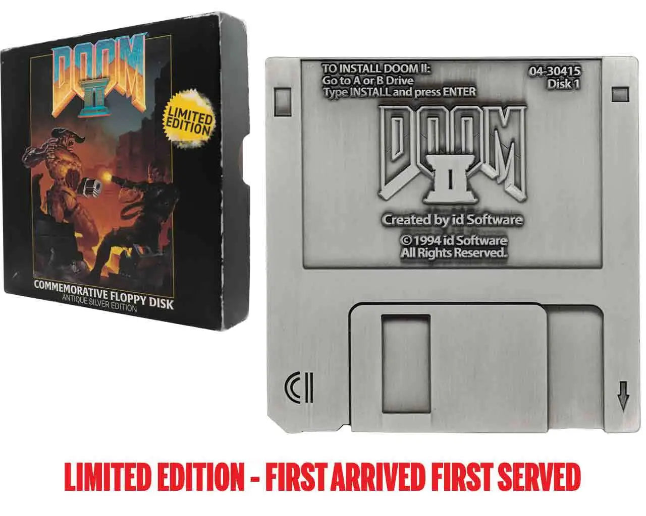 DOOM 2 FLOPPY DISK LIMITED EDITION REPLICA