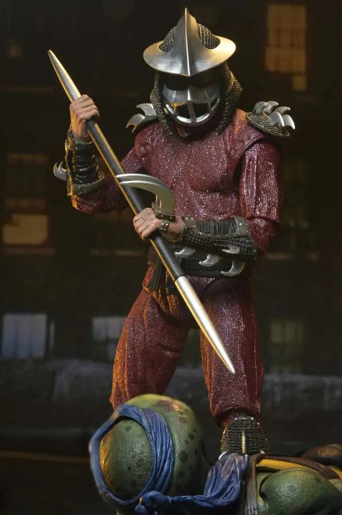 TMNT 1990 ROOF TOP BATTLE SHREDDER VS LEO 2-PACK AF