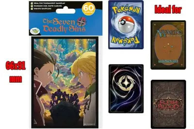 SEVEN DEADLY SINS PROTECTIVE SLEEVES CONFRONTATION
