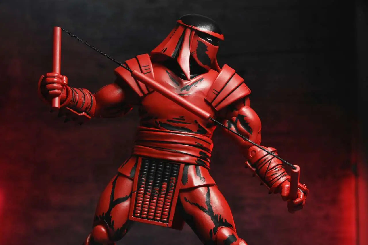 TMNT MIRAGE RED & BLACK FOOT ENFORCER AF