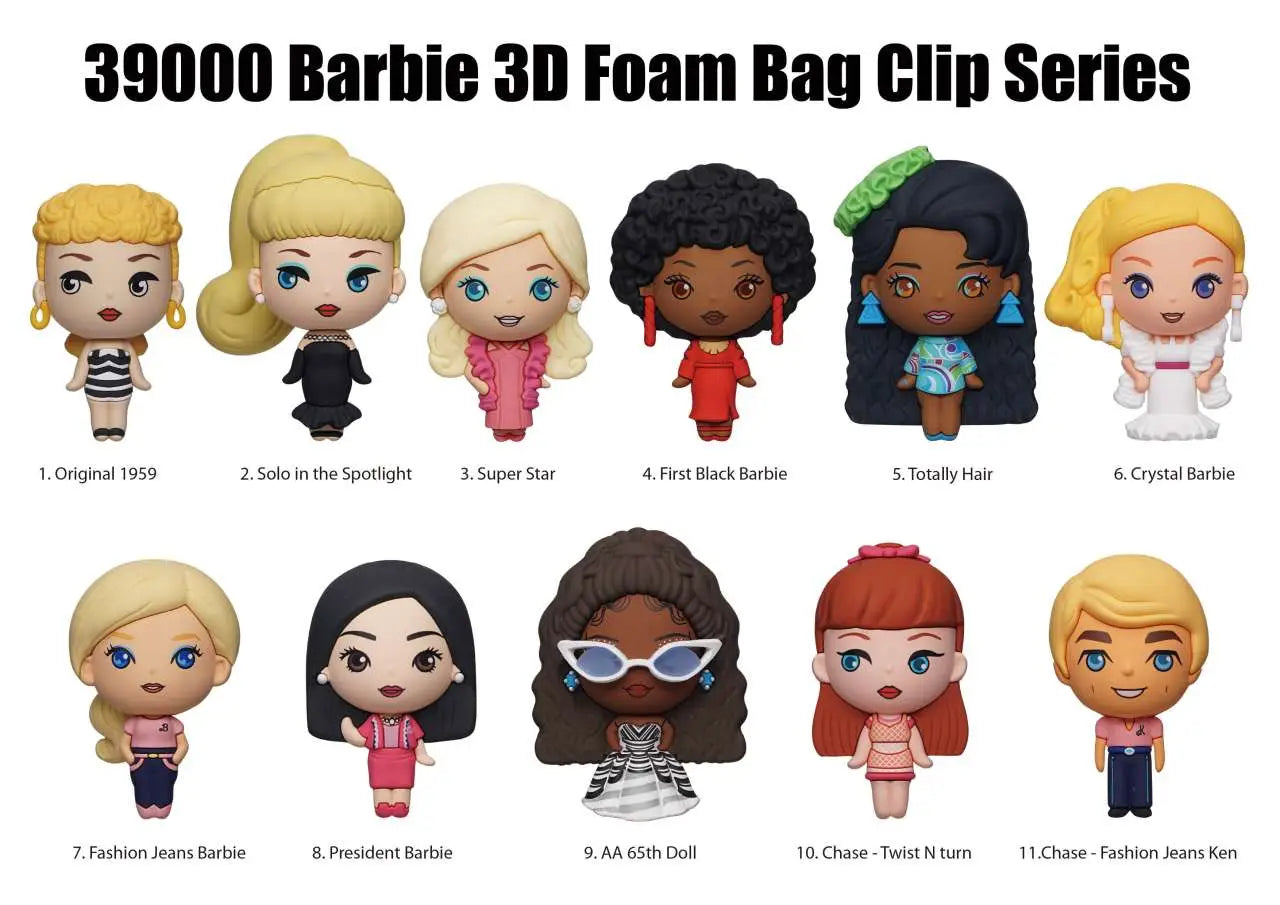 BARBIE S.1 3D BAG CLIP BLIND BOX DISPLAY (24)