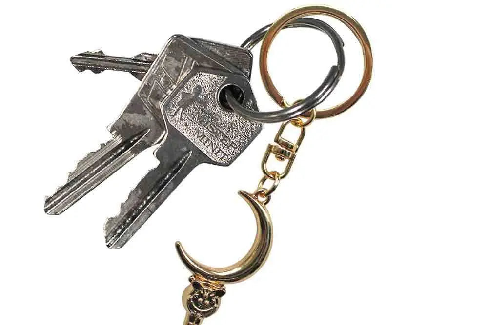 SAILOR MOON MOON STICK 3D METAL KEYCHAIN