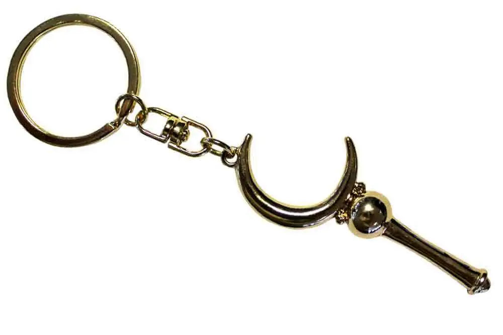 SAILOR MOON MOON STICK 3D METAL KEYCHAIN
