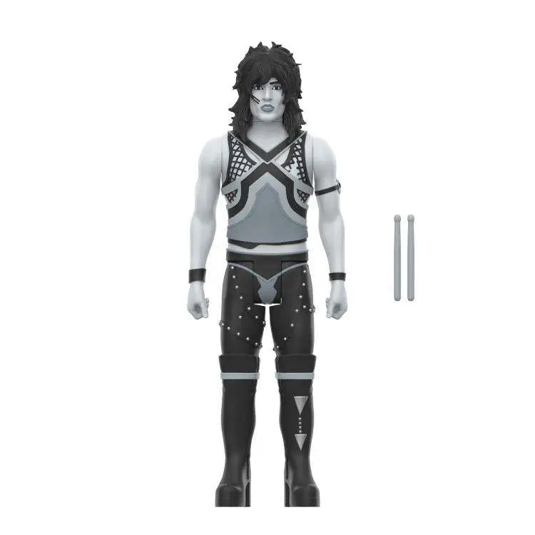 MOTLEY CRUE REACTION TOMMY LEE SHOUT AT THE DEVIL B&W FIGURE