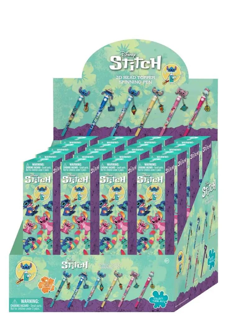 STITCH 3D HEAD TOP SPINNING PEN DISPLAY (16)