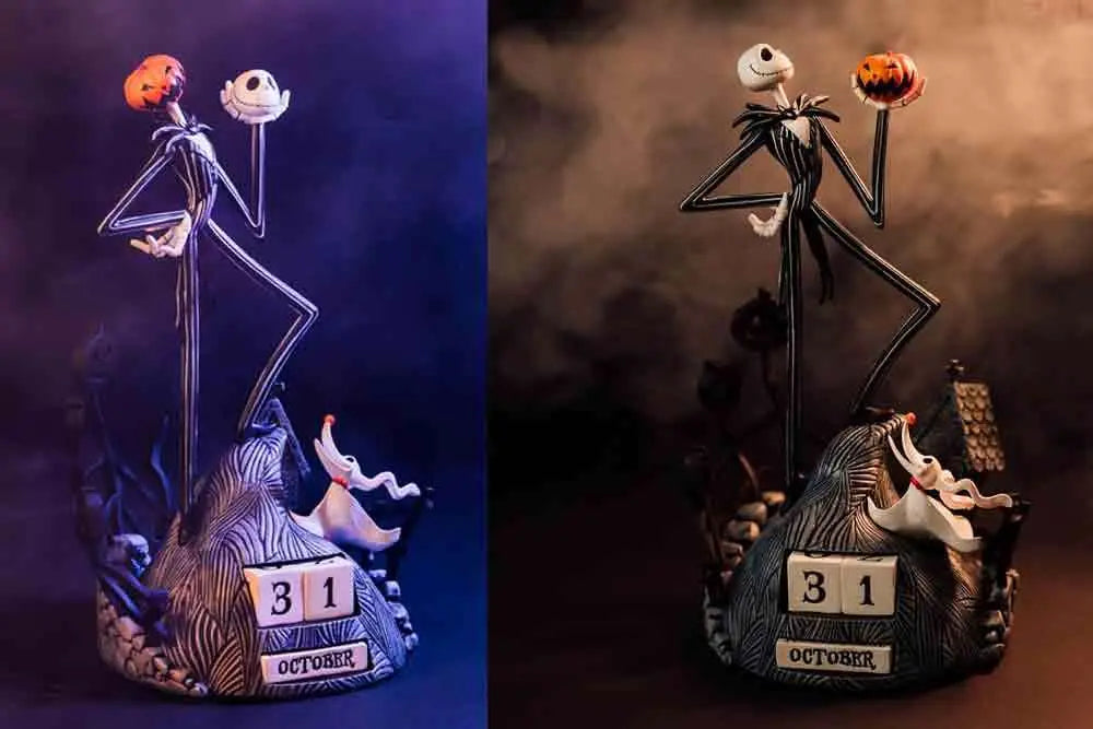 THE NIGHTMARE BEFORE CHRISTMAS JACK FIGURE 3D PERPETUAL CALENDAR