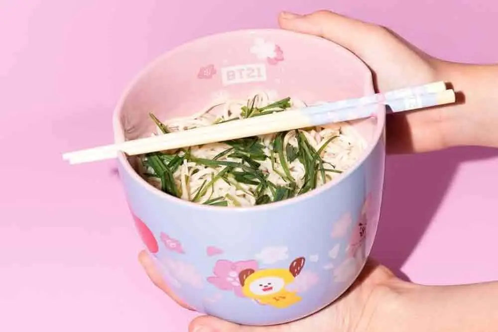 BT21 RAMEN BOWL WITH CHOPSTICKS