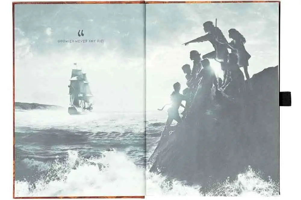 THE GOONIES THE TREASURE MAP NOTEBOOK