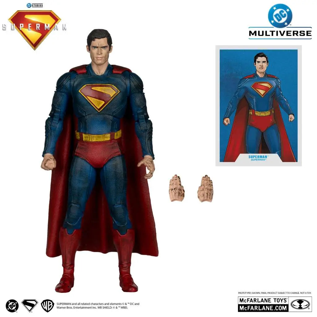 DC MULTIVERSE SUPERMAN MOVIE 2025 FIGURE SET (6)