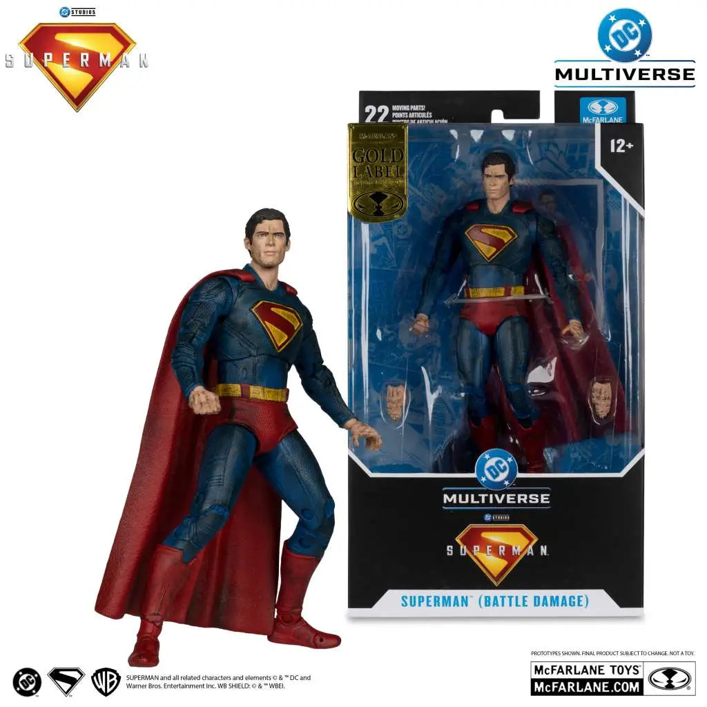 DC MULTIVERSE SUPERMAN MOVIE 2025 FIGURE SET (6)