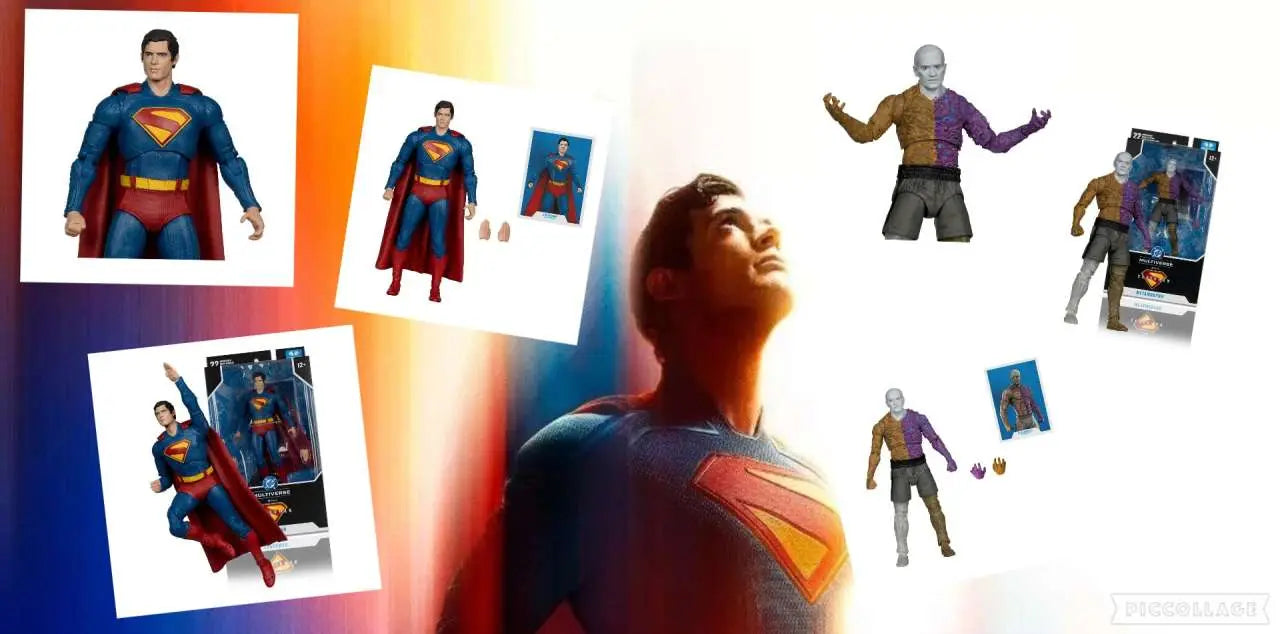 DC MULTIVERSE SUPERMAN MOVIE 2025 FIGURE SET (6)