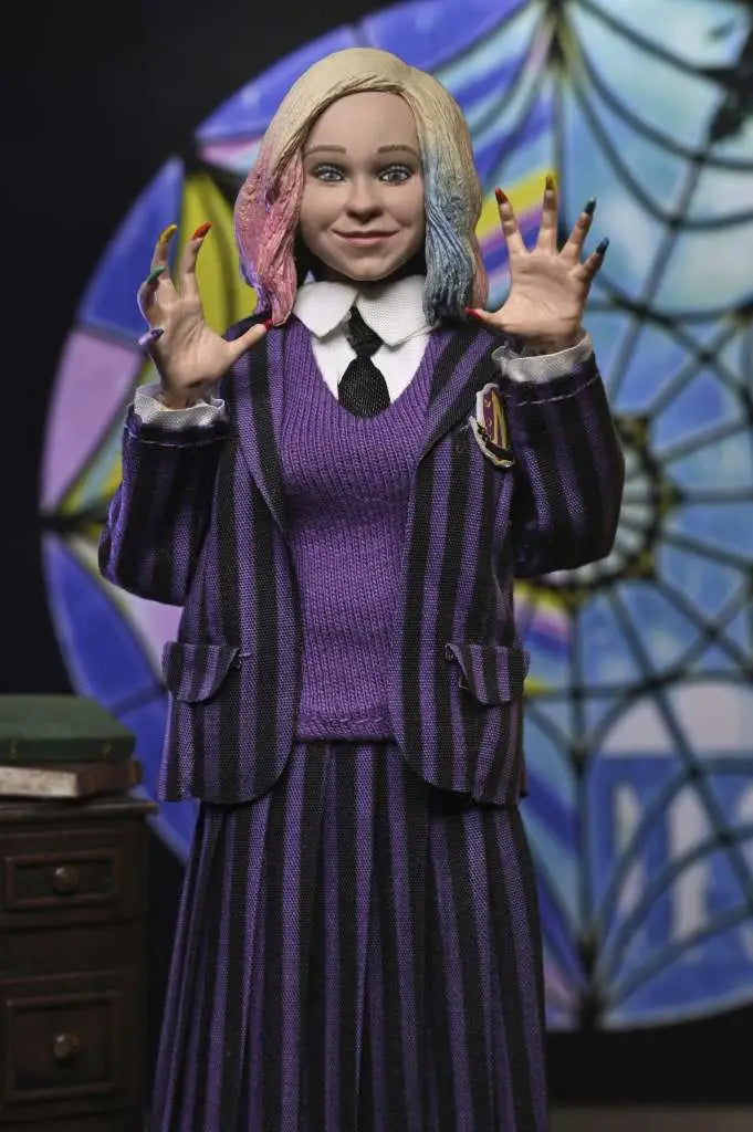 WEDNESDAY ENID & WEDNESDAY NEVERMORE UNIFORM 2-PACK CLOTHED AF