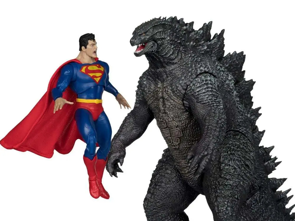 DC JUSTICE LEAGUE MONSTERVERSE SUPERMAN VS GODZILLA 2PK