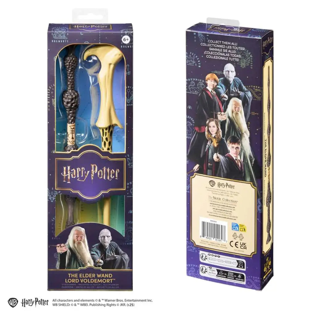 HARRY POTTER THE ELDER AND LORD VOLDEMORT ROLE PLAY PVC 2 PACK WANDS