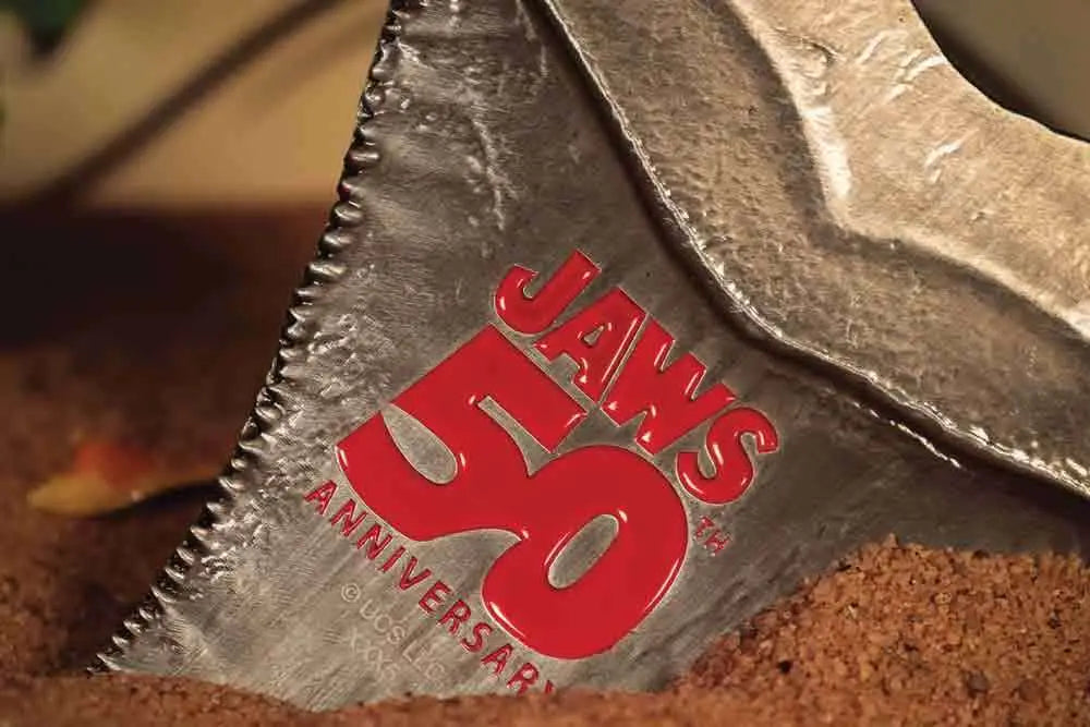 JAWS 50TH ANNIVERSARY SHARK TOOTH MEDALLION