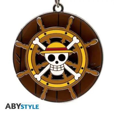 ONE PIECE THOUSAND SUNNY'S HELM MOVING KEYCHAIN