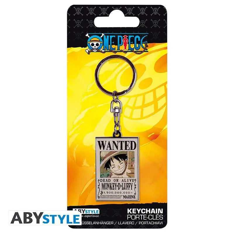ONE PIECE LUFFY WANTED KEYCHAIN