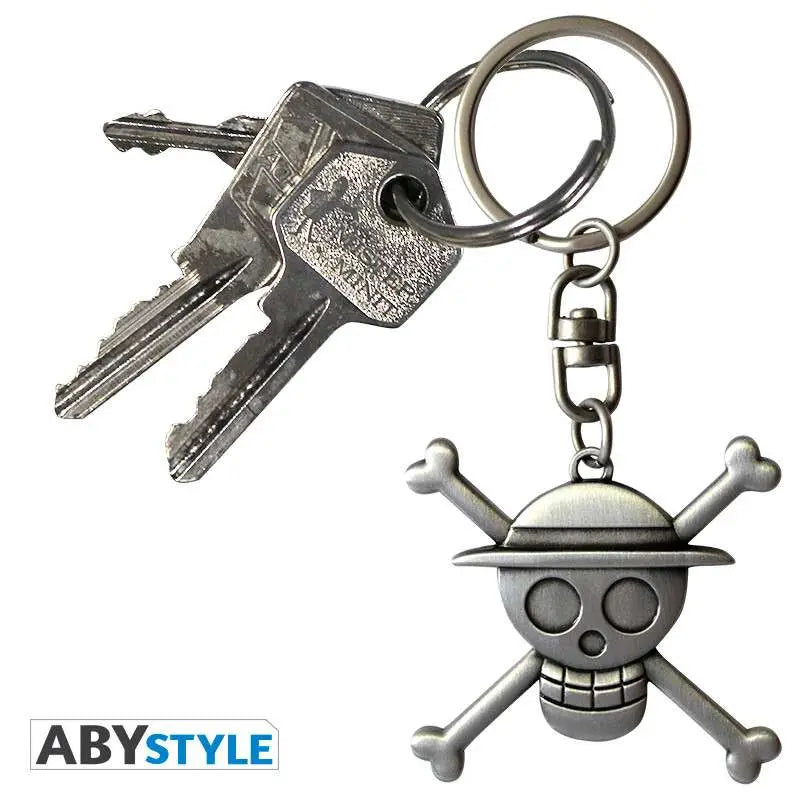 ONE PIECE LUFFY SKULL 3D KEYCHAIN