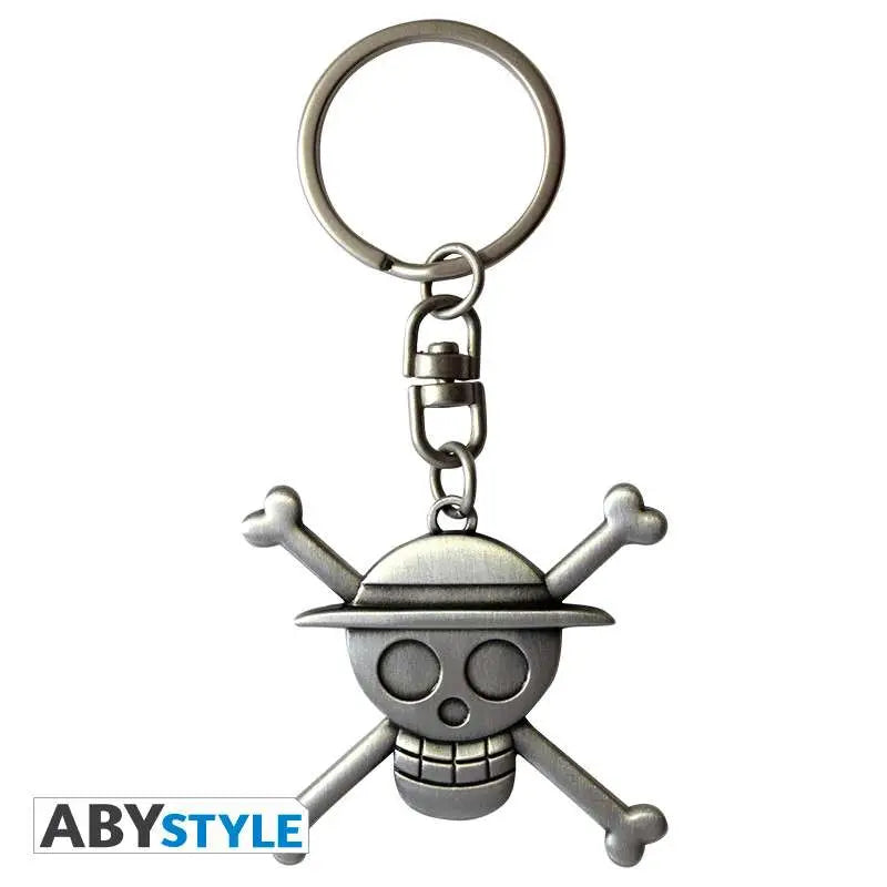 ONE PIECE LUFFY SKULL 3D KEYCHAIN