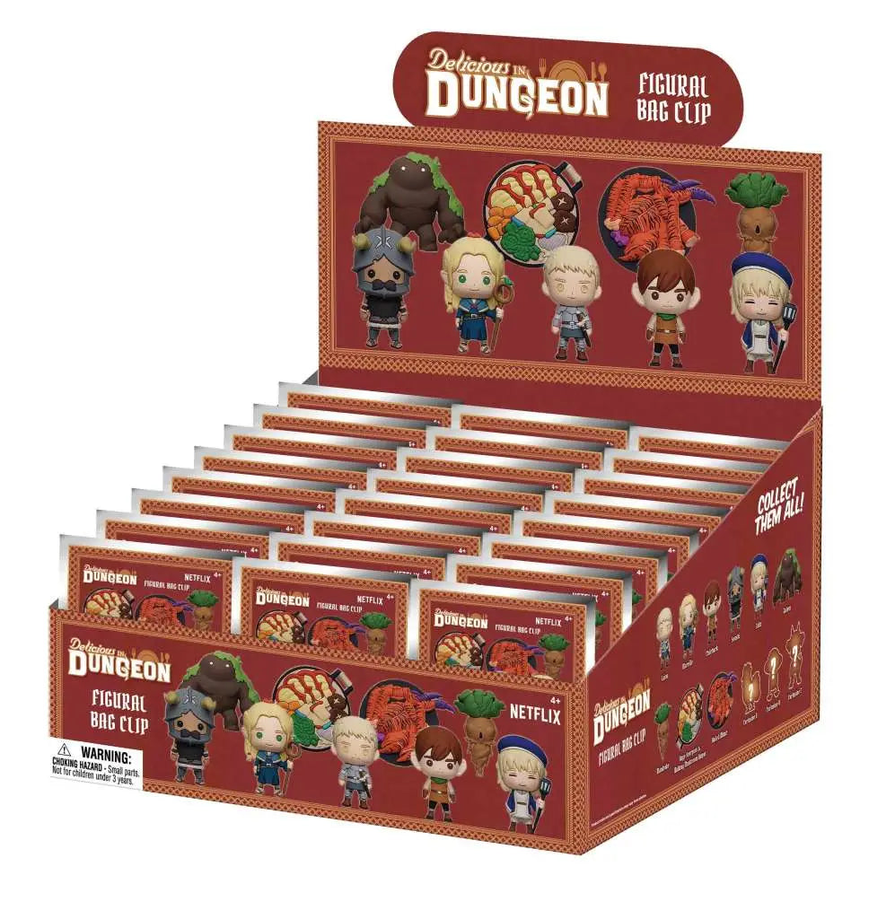 DELICIOUS IN DUNGEON SERIES 1 BAG CLIP BLIND BOX DISPLAY (24)