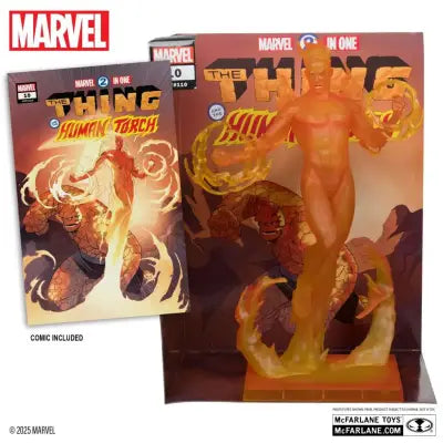 MARVEL COLLECTION W6 1:6 HUMAN TORCH (MARVEL 2-IN-1 #10) FIGURE