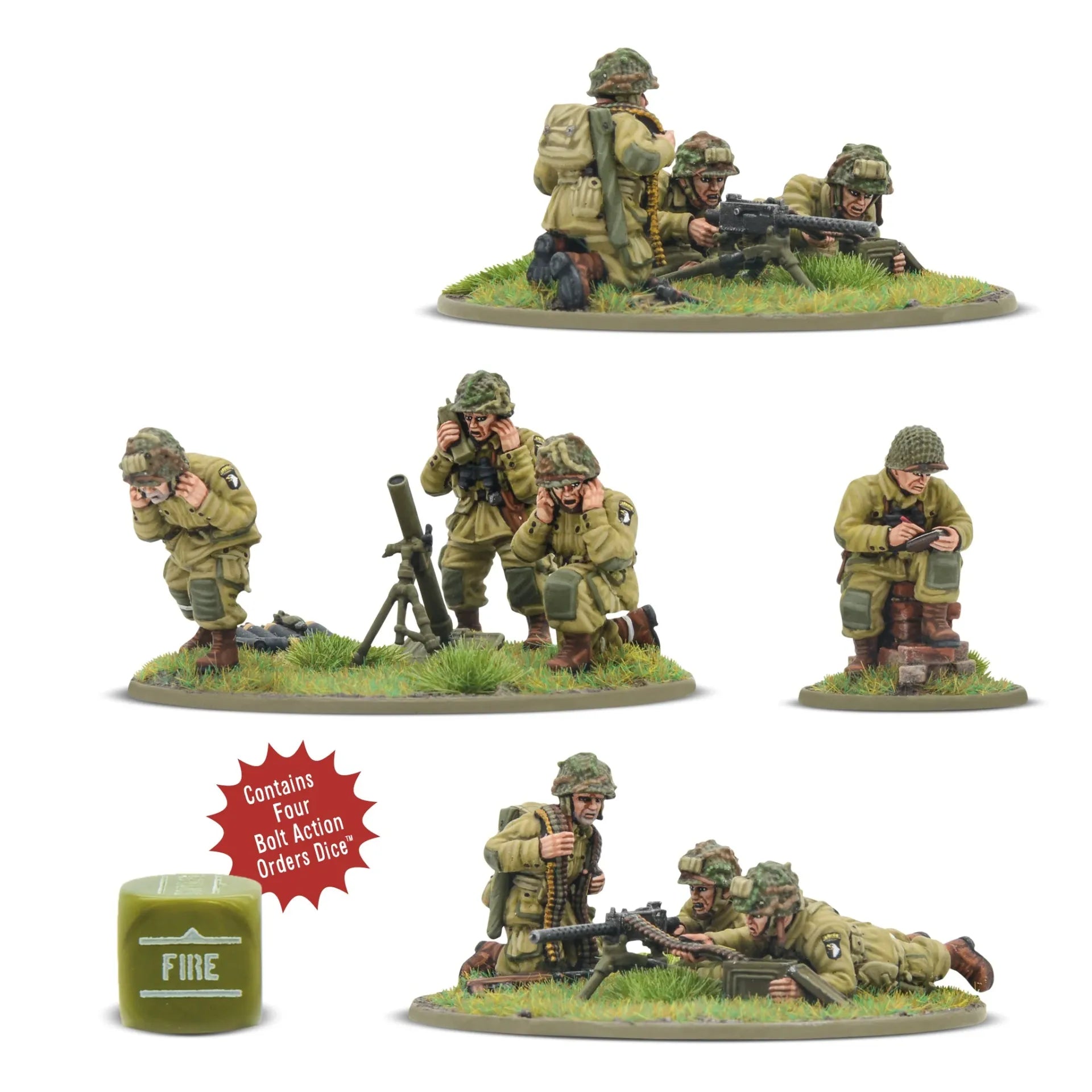 US AIRBORNE DDAY HEAVY WEAPON PLATOON