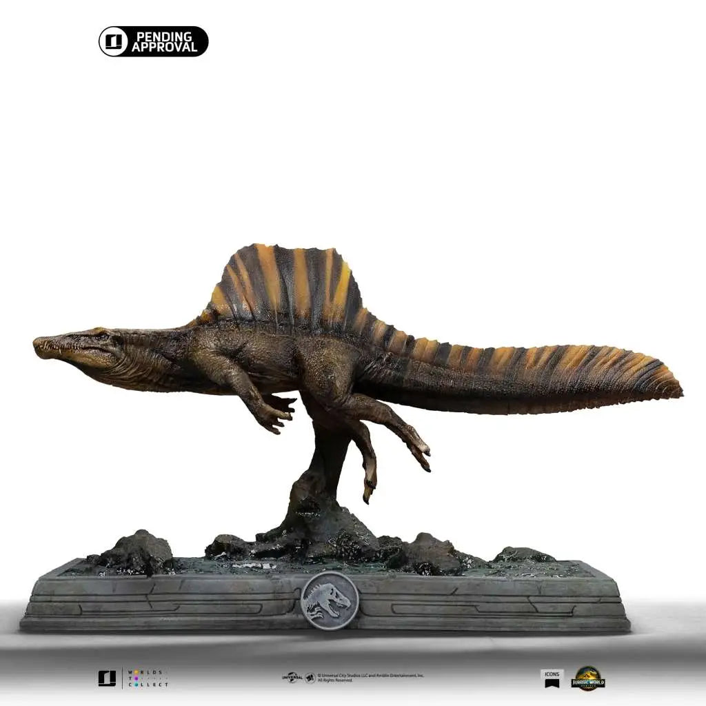 JURASSIC WORLD REBIRTH SPINOSAURUS ICONS STATUE