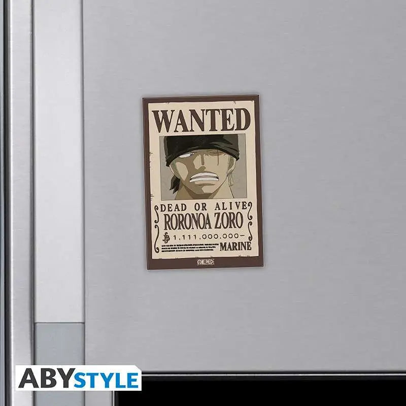 ONE PIECE WANTED ZORO STANDARD MAGNET